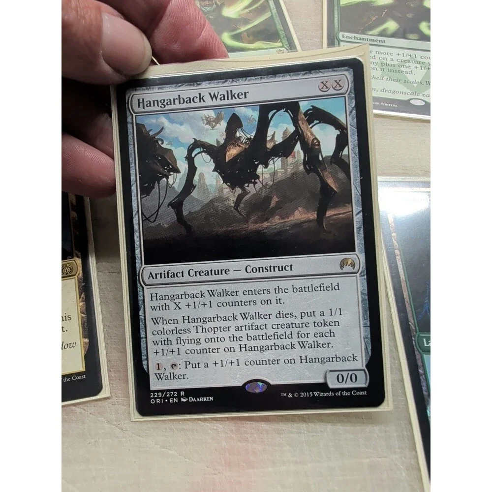 ​MTG Lot of 12: 3x Hardened Scales Hangarback Walker Timbercrown Pathway & More